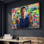 The Wolf of Wall Street Art Graffiti Posters and Prints Canvas Painting American Express Financial Bank Card Pictures Room Decor