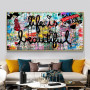 Life Is Beautiful Banksy Poster Street Graffiti Art Canvas Painting Artwork Print Wall Picture for Living Room Home Decoration