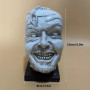 Sculpture of The Shining Bookend Library Here's Johnny Figurine Resin Craft Desktop Ornament Funny-face Book Shelf Statue Decor
