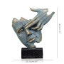 Abstract Character Art Collectible Sculpture Resin Thinker Figurine Face Statue Bookshelf Room Home Decoration Accessories