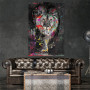 Street graffiti lion pattern art poster wall art canvas décor mural