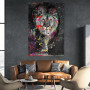 Street graffiti lion pattern art poster wall art canvas décor mural