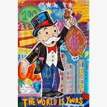 Graffiti Poster Artwork Banksy Art Canvas Posters and Prints Print Modern Painting Living Room Home Decoration Wall Painting