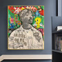 Graffiti Pop Art Tupac Singer Hip Hop Poster and Prints 2Pac Rapper Canvas Painting Wall Art Picture For Living Room Home Decor