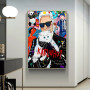 Street Graffiti Celebrity Wall Art Poster Abstract Mural Modern Home Decor Picture Print Canvas Painting Living Room Decoration