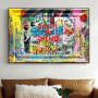 Dream Big Dreams Slogan Graffiti Street Art Poster And Prints Wall Picture On Canvas Art Painting For Living Room Decoration