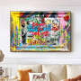 Dream Big Dreams Slogan Graffiti Street Art Poster And Prints Wall Picture On Canvas Art Painting For Living Room Decoration