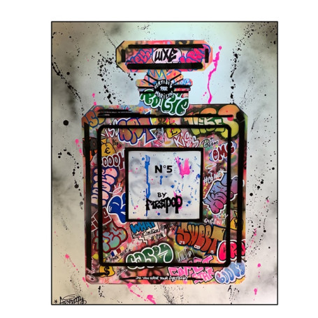 Perfume Art Painting Abstract Perfume Canvas Painting Street Printing Posters and Prints Modern Home Wall Decoration Painting