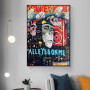 Graffiti Abstraction Funny Monkeys Wall Art Poster Mural Popular Modern Home Room Canvas Painting Decorations Lmage Printings