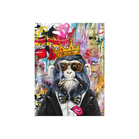 Graffiti Abstraction Funny Monkeys Wall Art Poster Mural Popular Modern Home Room Canvas Painting Decorations Lmage Printings