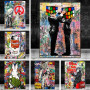 Graffiti Magic Cube Street Art Canvas Print Painting Abstract Figure Wall Picture Modern Living Room Home Decoration Poster