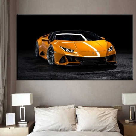 Wall Art Canvas Super Cool Car Lamborghini Huracan Poster Painting