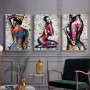 Graffiti Nude Woman Canvas Painting Wall Art Abstract Sexy Body Tattoo Girl Poster Prints For Living Room Home Decor Aesthetic