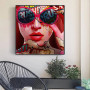 Graffiti Sexy Woman Posters and Prints Abstract Tattoo Girl Pop Canvas Painting Wall Art Pictures for Living Room Home Décor