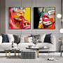Graffiti Sexy Woman Posters and Prints Abstract Tattoo Girl Pop Canvas Painting Wall Art Pictures for Living Room Home Décor