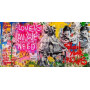 Graffiti Street Art Banksy Art Love Is All We Need Canvas Paintings Poster Print Wall Art