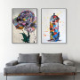 Street Graffiti Abstract Art Canvas Poster Modern Home Hand And Rose Wall Painting Print Pictures