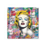 Modern Street Graffiti Art Marilyn Monroe Canvas Poster and Prints Abstract Painting Wall
