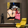 Graffiti Pop Sexy Cartoon Busty Girls Selfie Poster Donald Duck Money Wall Canvas Painting Print Picture Modern Funny Home Decor