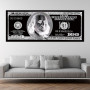 100 Dollar Bill Print on Canvas Pop Art Canvas Posters and Prints Money Motivation Poster Money Street Wall Art for Home Decor