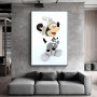 Disney Mickey and Minnie Cartoon Canvas Painting Classic Anime