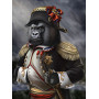 Monkey Wall Art Apes Smoking Canvas Painting Posters and Prints Gorilla Chief Officer Animal Picture