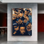 Hip Hop Legend Old School 2PAC Biggie Smalls Wu-Tang NWA Rap Star Wall Art Canvas Painting