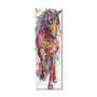 Abstract Wall Art Canvas Painting Modern Colorful Standing Horse Poster and Prints Animals Pictures