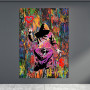 Love or Money Graffiti Money Canvas Painting Banksy Street Pop Art Posters and Prints Wall Pictures