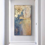 Hand-painted Gold Foil Luxury Abstract Canvas Painting Poster Artwork Wall Picture