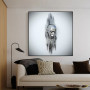 Modern Metal Figure Statue Art Canvas Painting Romantic Abstract Posters and Prints Wall Painting