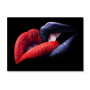Couple Lover Sexy Lips Canvas Painting Colorful Mouth Posters and Prints Abstract Wall Art Pictures