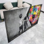 Child Graffiti Abstract Fist Mobile Shackle Wall Art Picture Canvas Decorative Painting Poster