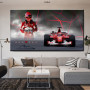 Wall Art Canvas Michael Schumacher F1 Ferrari Car Poster Painting Living Room Picture Print Bedroom Mural Modern Home Decoration