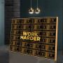 Work Hard Motivational Quotes Money Art Canvas Painting  Money Never Sleeps Wall Art Posters Modern Office Home Decor Pictures