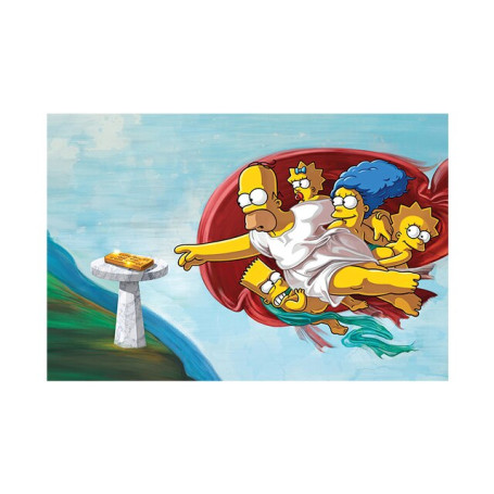 Funny Disney The Simpsons Family Poster And Print Cartoon Anime Graffiti Canvas Painting Wall Art Picture Living Room Home Decor