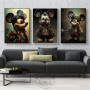 Disney Mickey Mouse Steampunk Poster Unique Designs Prints Canvas Painting Wall Art Picture For Living Room Home Decoration
