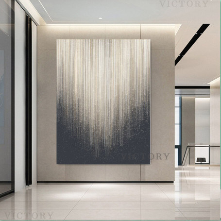 Abstract Streamline Metal Line Art Luxury Wall Canvas Painting Modern Grey and Golden Posters and Prints Home Mural Decoration