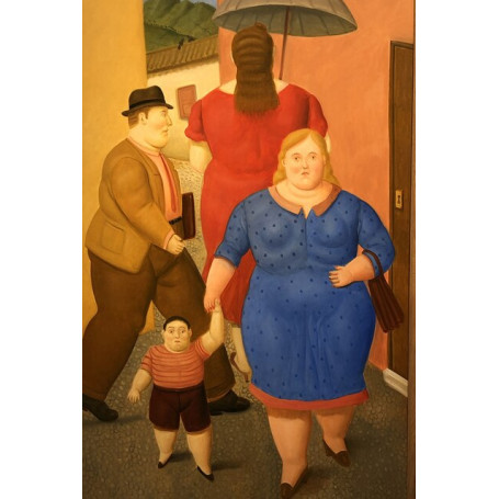 Fernando Botero Dacing Party Canvas Paintings Famous Wall Art Posters and Prints Abstract Artworkfor Home Room Cuadros Pictures