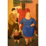 Fernando Botero Dacing Party Canvas Paintings Famous Wall Art Posters and Prints Abstract Artworkfor Home Room Cuadros Pictures