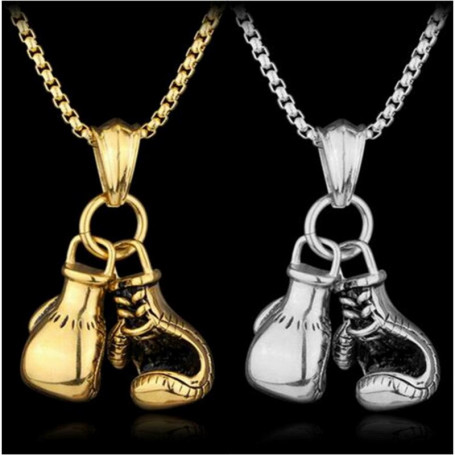 Unisex Pair Boxing Glove Necklaces Fashion Jewelry Necklace Charm