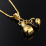 Unisex Pair Boxing Glove Necklaces Fashion Jewelry Necklace Charm