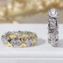 Fashion Eternity Jewelry 5A Zircon stone 10KT Engagement Wedding Band Ring
