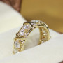 Eternity Jewelry 5A Zircon stone 10KT Women Engagement Wedding Band Ring