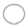 925  Silver European Simple Knitted Mesh Bracelets For Women Fashion Chain Luxury Wrist Jewelry