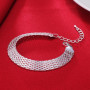 925 silver Bracelets for women Exquisite fashion weaving chain  Wedding party Christmas gifts Jewelry