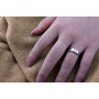 Lovers Promise Ring 925 Silver cz Stone Perfect Party Wedding Band Rings For Women Men Bijou Jewelry