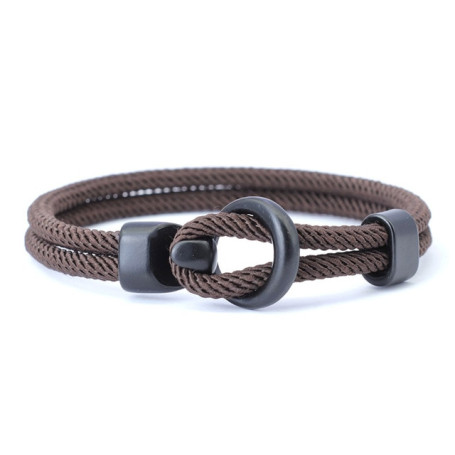 Fashion Rope Bracelet Men Double Layer Outdoor Camping Braclet Homme Accessories Survival Paracord Braslet Gift For Him
