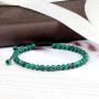 Adjustable Mini Natural Stone Lava Tiger Eye Beaded Bracelets & Bangle for Women Men Chakra Beads Braided Bracelet Charm Jewelry