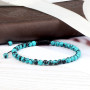Adjustable Mini Natural Stone Lava Tiger Eye Beaded Bracelets & Bangle for Women Men Chakra Beads Braided Bracelet Charm Jewelry